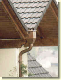 Beispiel für Dachklempnerarbeiten